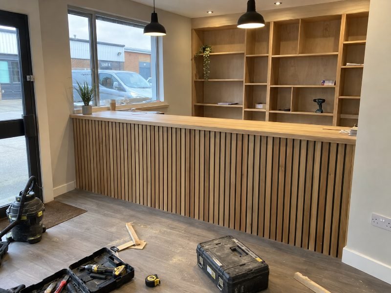 Commercial Carpentry and Shop Fit Out in Corby