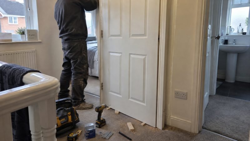 Internal Door Installation project — Corby, Northamptonshire