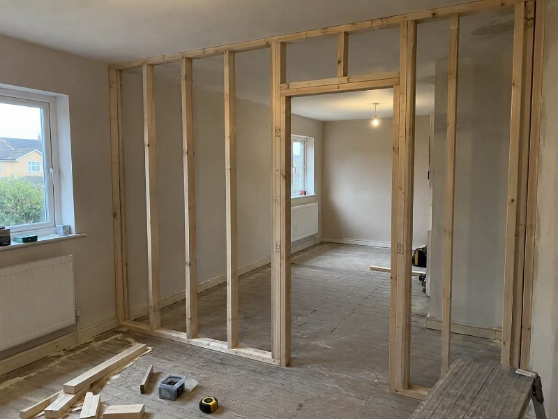 Stud Wall and Partition Carpentry in Corby