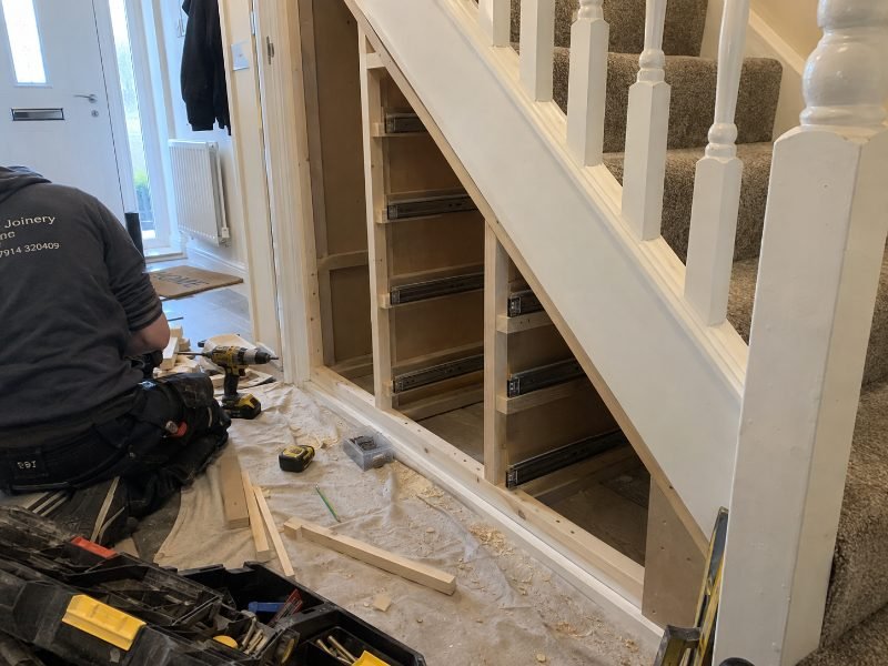 Under Stairs Storage project — Corby, Northamptonshire